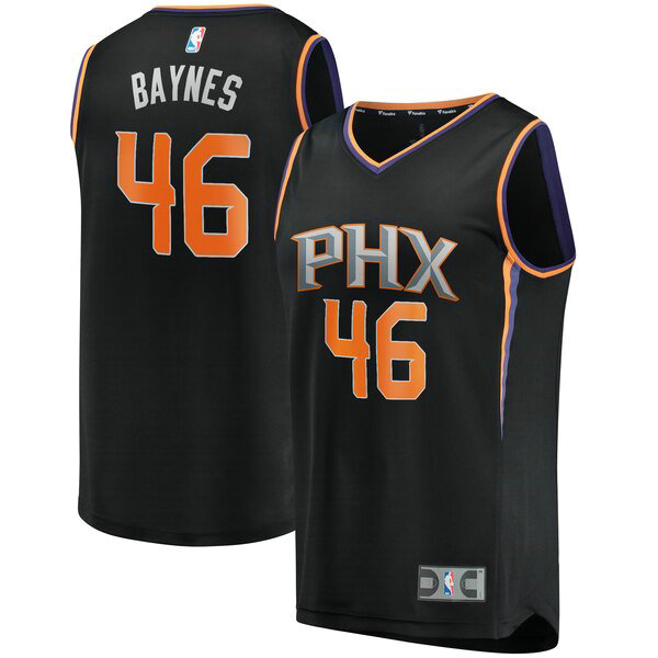 Maillot Phoenix Suns Homme Aron Baynes 46 Statement Edition Noir